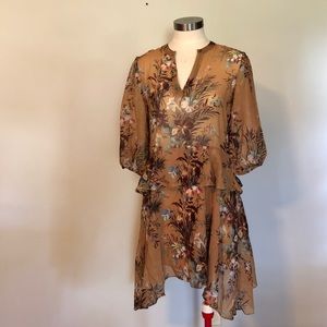 🌞 dRA LA for Anthropologie Tropical Shift Dress